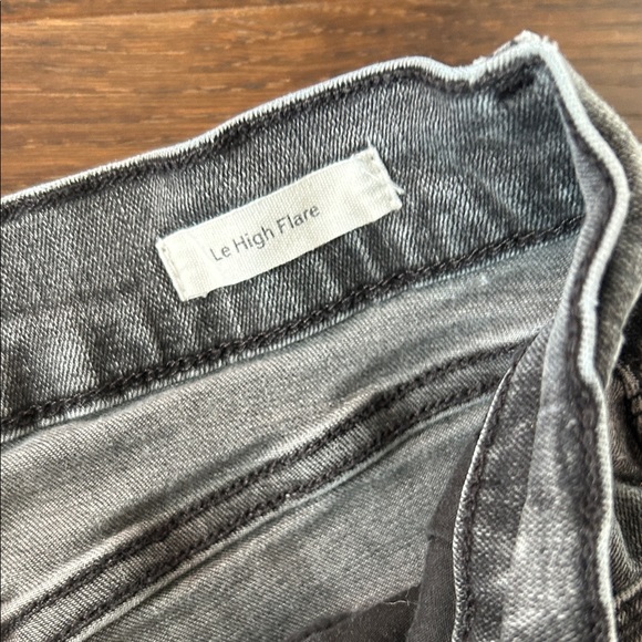 FRAME LE HIGH FLARE GRAY JEANS sz 26 - Picture 8 of 9